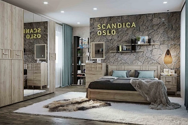 Спальня Scandica Oslo фото