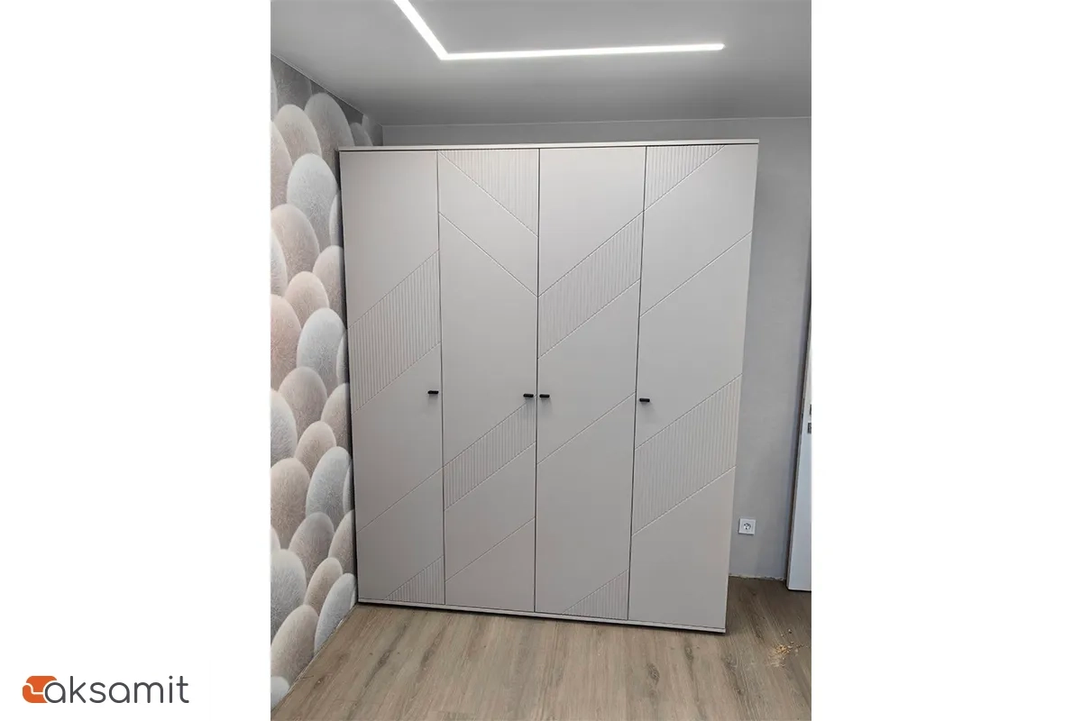 Шкаф Кашемир 4-х дв. (Кашемир/Сантьяго)