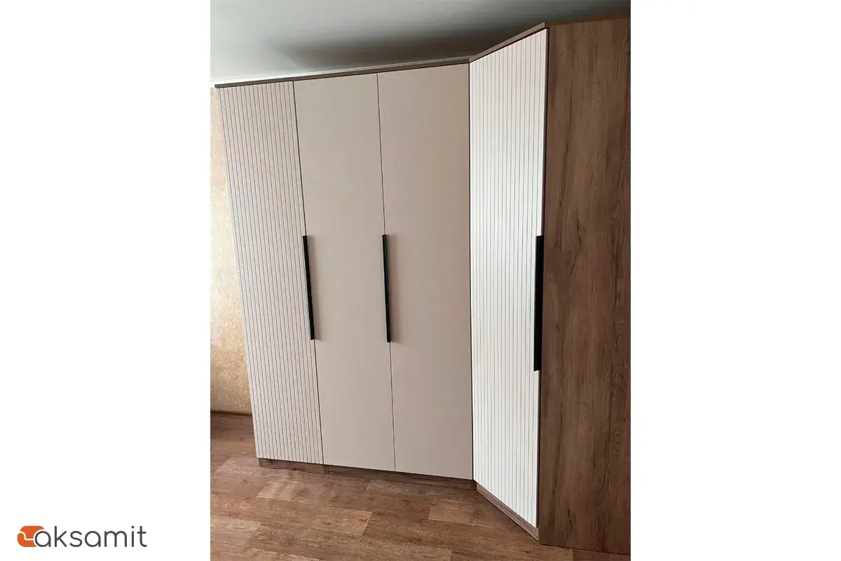 Шкаф 2х-дверный для одежды Тоскана (Дуб Табачный/Бисквит)