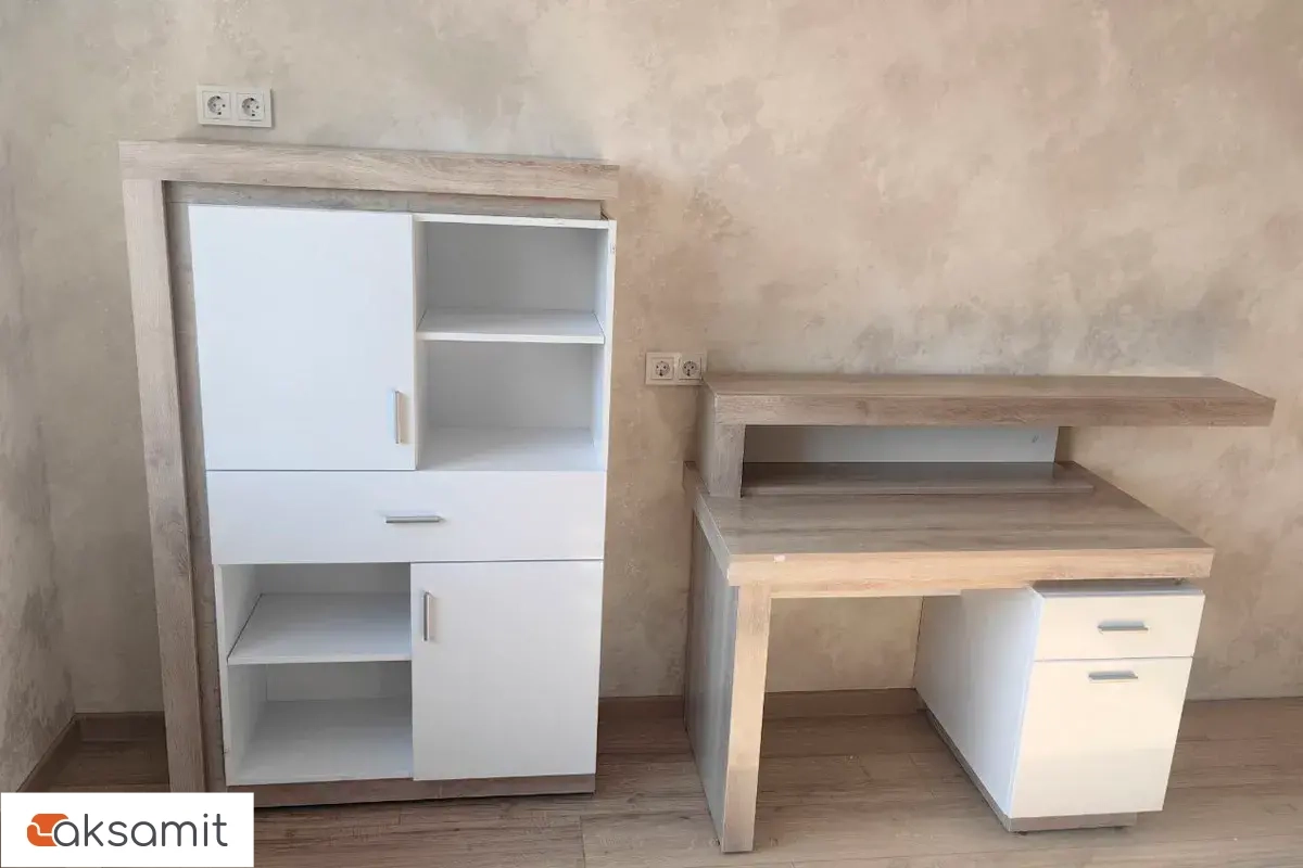 Полка навесная Люмен 4 белый снег глянец