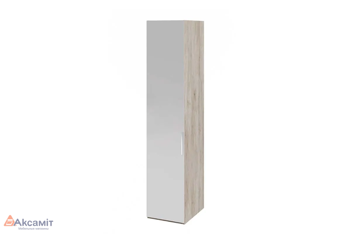 Шкаф для белья Эмбер с 1 зерк. дв. левый (СМ-348.07.002 L)