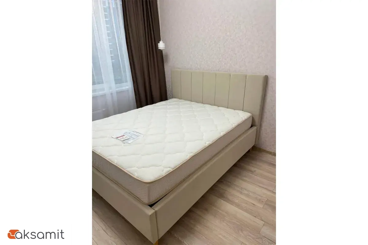 Кровать Венеция с ПМ 180х200 (Velutto/Бежевый) Кровать Венеция с ПМ 180х200 (Velutto/Бежевый)