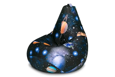 Кресло-мешок Груша Стандарт 3XL (Мебельный хлопок / Космос)