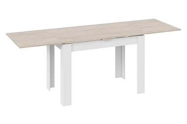 Стол раздвижной Промо тип 4 (Белый/Дуб сонома светлый)