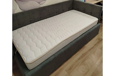 Кровать Оттава с подъемным механизмом 90х200 (Ткань Серая)