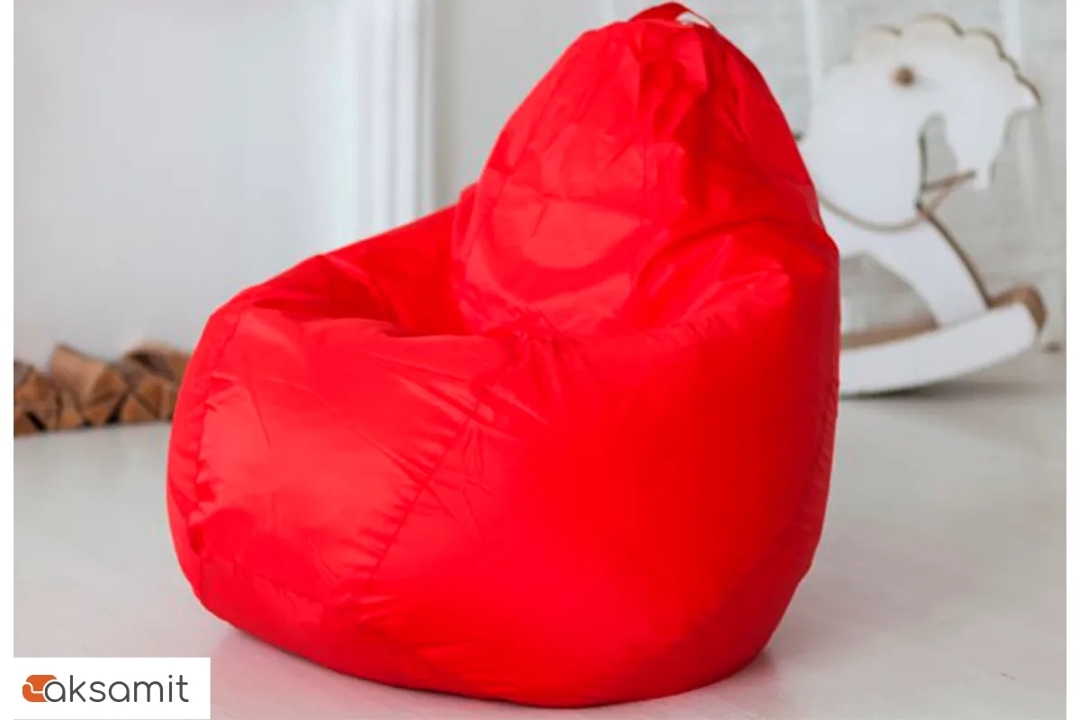 Кресло Мешок Груша Красный (Оксфорд) XL