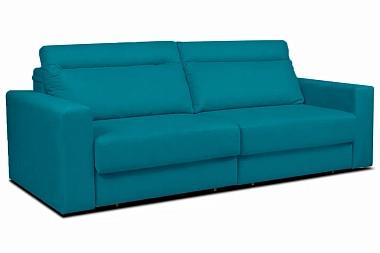 Диван Vega 2 (Набивные подушки/Отстрочка/НПБ) Джекпот Блю