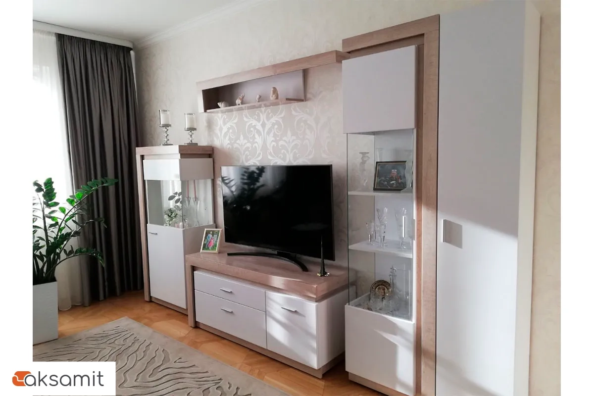 Шкаф-пенал Люмен 6 белый снег глянец