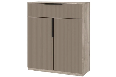 Прихожая Астория №2 (Дуб кастелло серый / Грей софт)