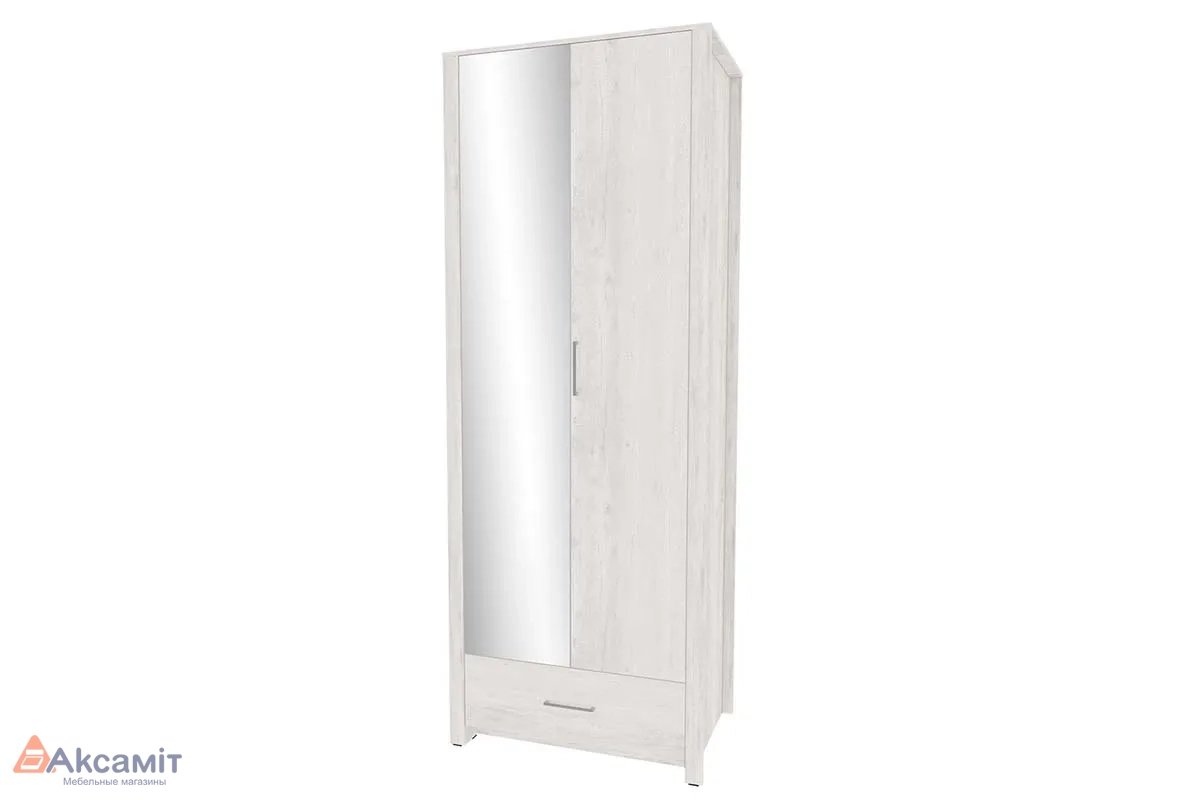 Шкаф для одежды Solana Amberg 54 Зеркало/Стандарт (Бетон Пайн светлый)