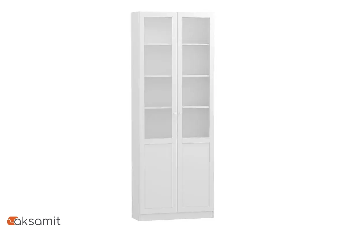 Шкаф для книг двухстворчатый Харрис 32 (Белый)