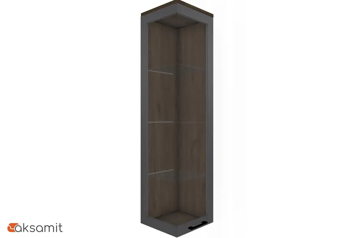 Шкаф многоцелевой ШК-5065-ГТ-АМ (Гикори Джексон Темный/Антрацит Матовый) Шкаф многоцелевой ШК-5065-ГТ-АМ (Гикори Джексон Темный/Антрацит Матовый)