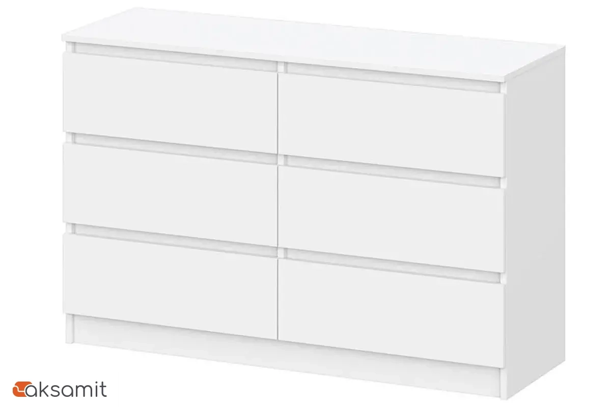 Комод Ницца-7 (Белый)