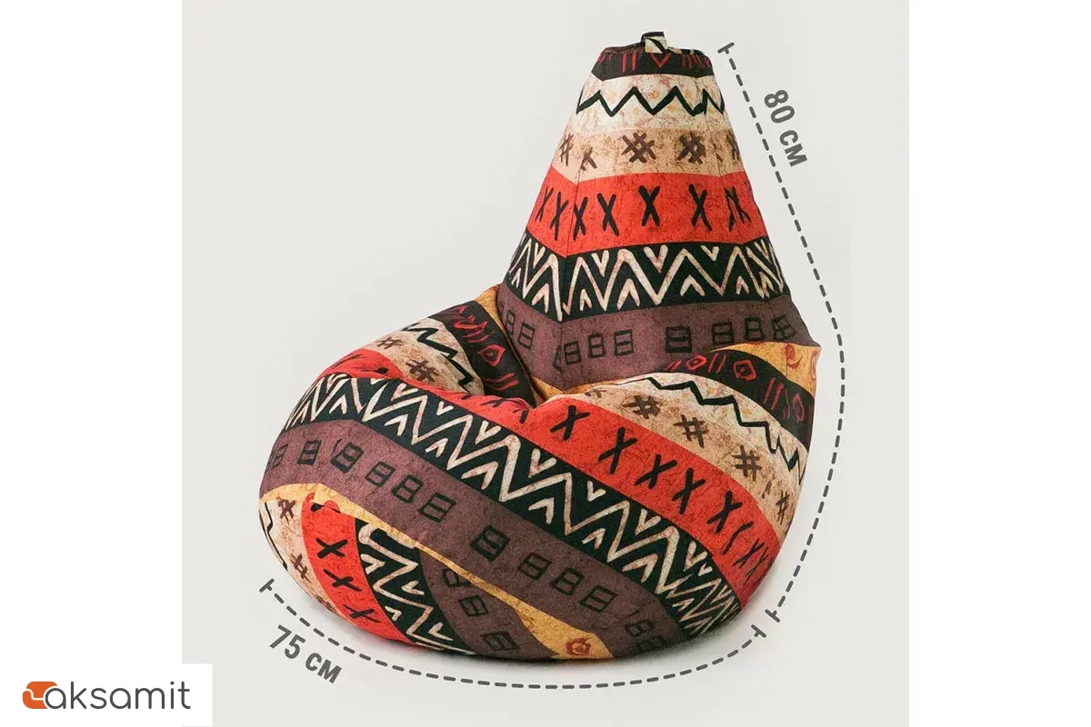 Кресло-мешок Груша Стандарт 3XL (Мебельный хлопок / Африка)