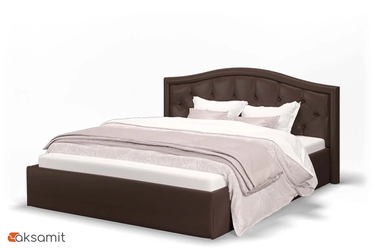 Кровать Стелла с подъёмным механизмом (Лесмо Brown) 120х200 Кровать Стелла с подъёмным механизмом (Лесмо Brown) 120х200