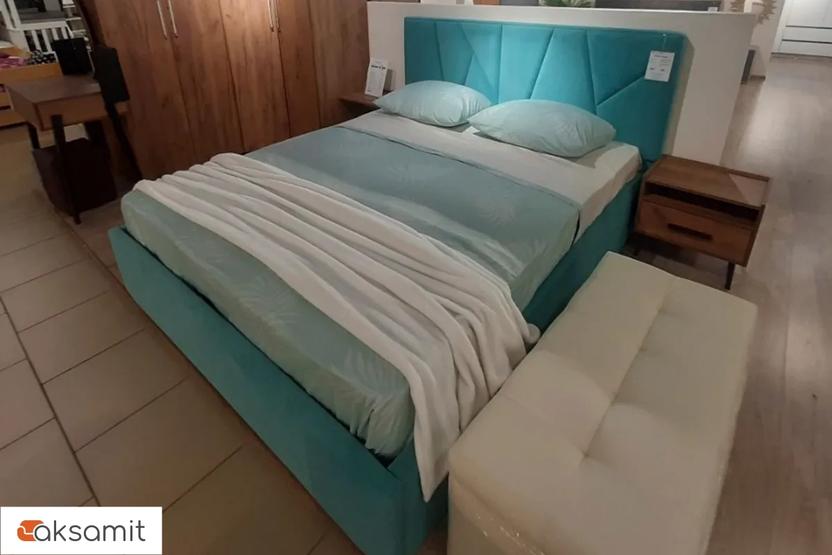 Кровать Рица-1 с ПМ 160х200 (Teddy 654) 6 кат.