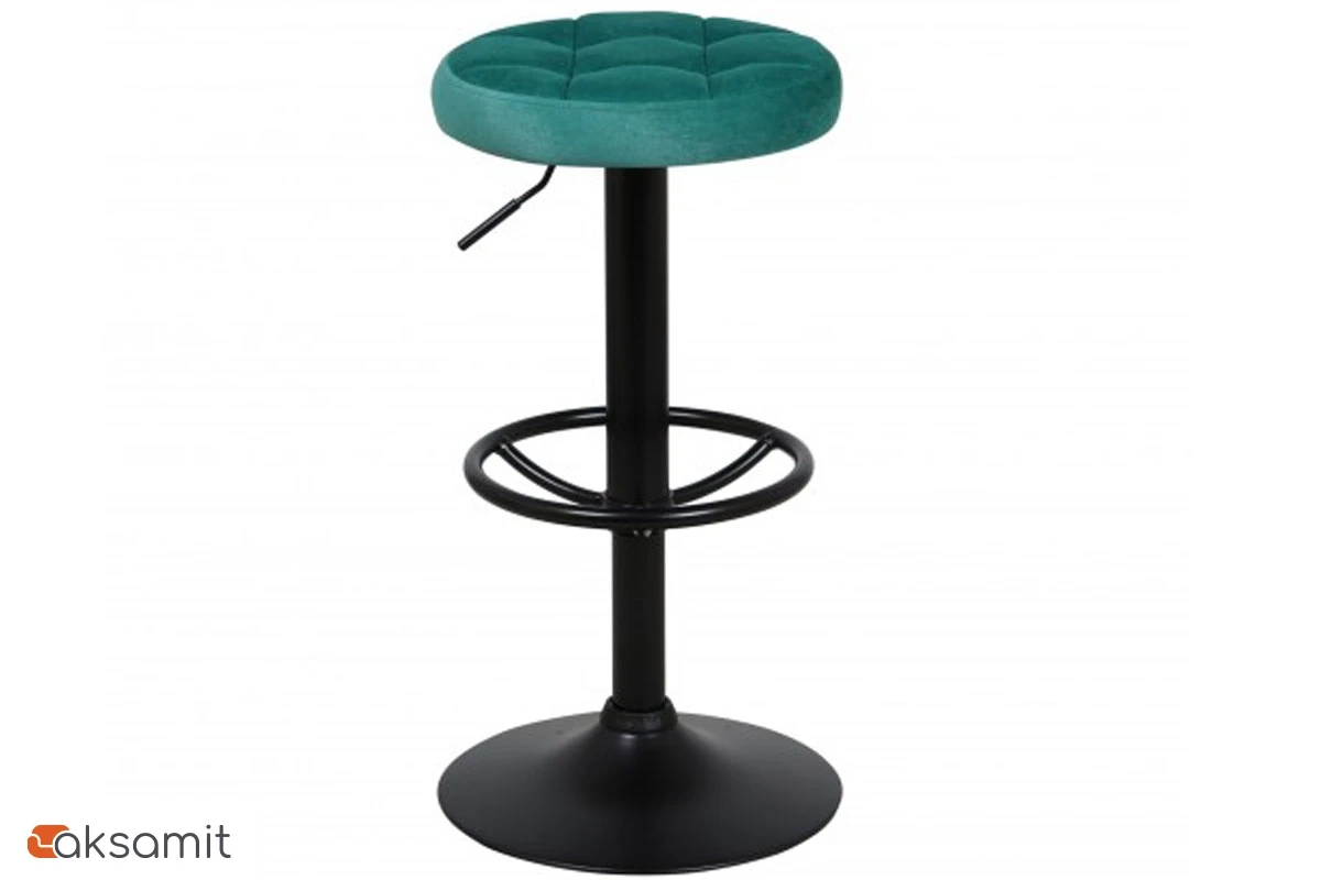 Стул барный Спутник (Зелёный/Велюр) WX-2009