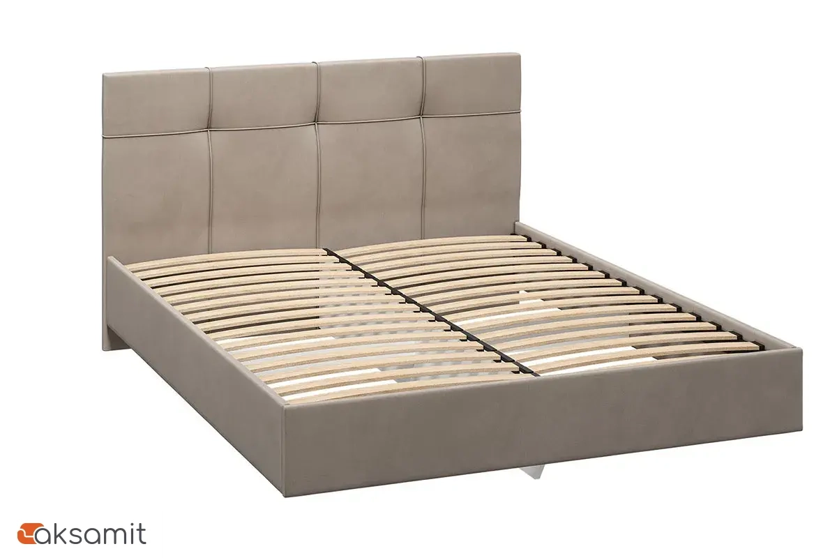 Кровать Каприз на латах 160х200 (Newtone Light BEIGE (светло-бежевый)) Кровать Каприз на латах 160х200 (Newtone Light BEIGE (светло-бежевый))