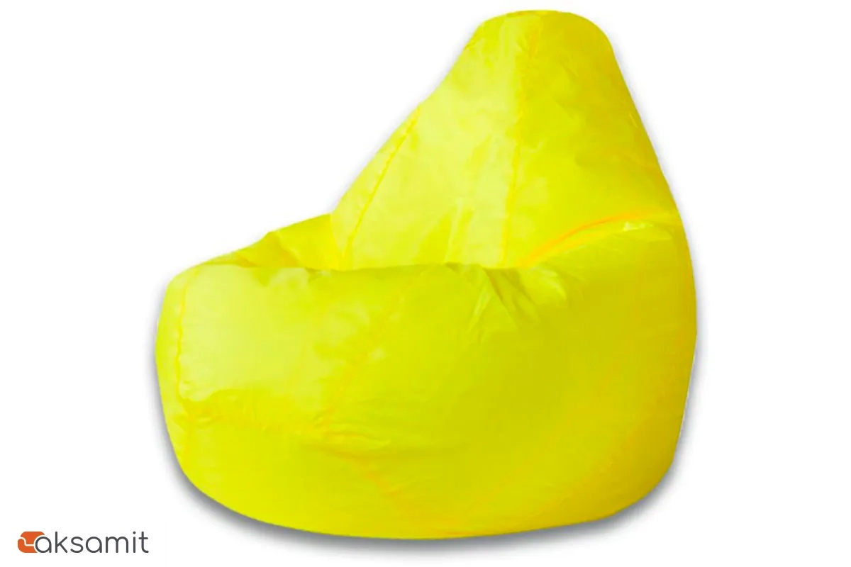 Кресло Мешок Груша Желтое (Оксфорд) XL