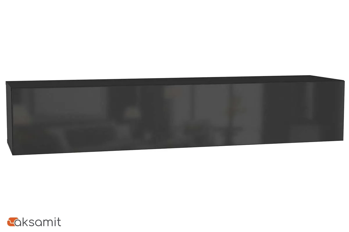 Шкаф навесной Point Тип-30 Чёрный/Чёрный глянец (71774444)