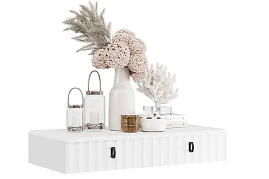 Стол туалетный Тиффани тип 1 (Белый Жемчуг/Белый софт)