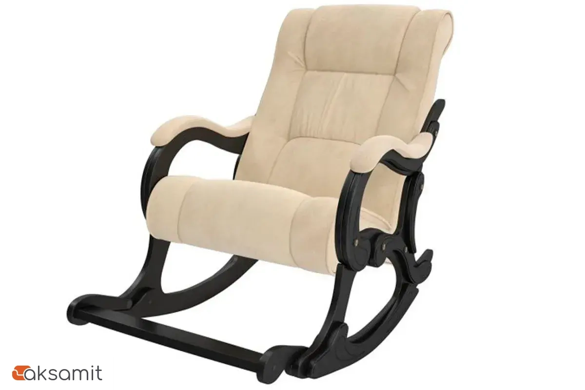 Кресло-качалка Сенатор (1кор) (Verona Vanilla/Венге)