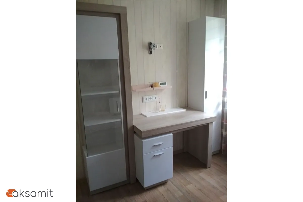 Шкаф-пенал Люмен 6 белый снег глянец