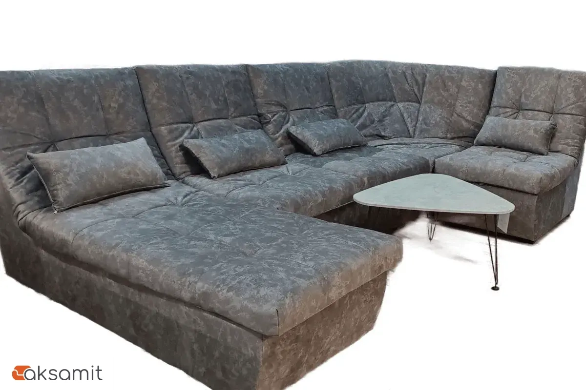 Угловой диван София 2 ДКУ латы Siesta Грей