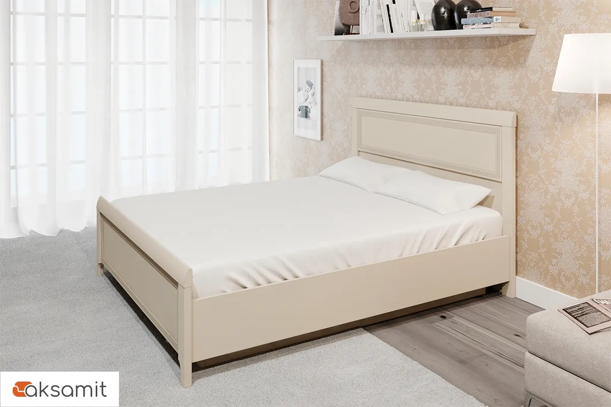 Кровать КР-1024-СК с ПМ 180х200 (Серый Кашемир) Кровать КР-1024-СК с ПМ 180х200 (Серый Кашемир)