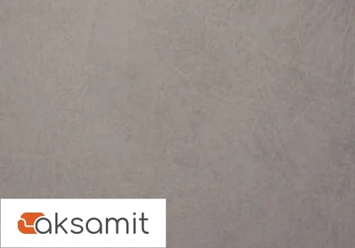 Табурет Дора каркас белый, экокожа (Стандарт серый) СРП-006