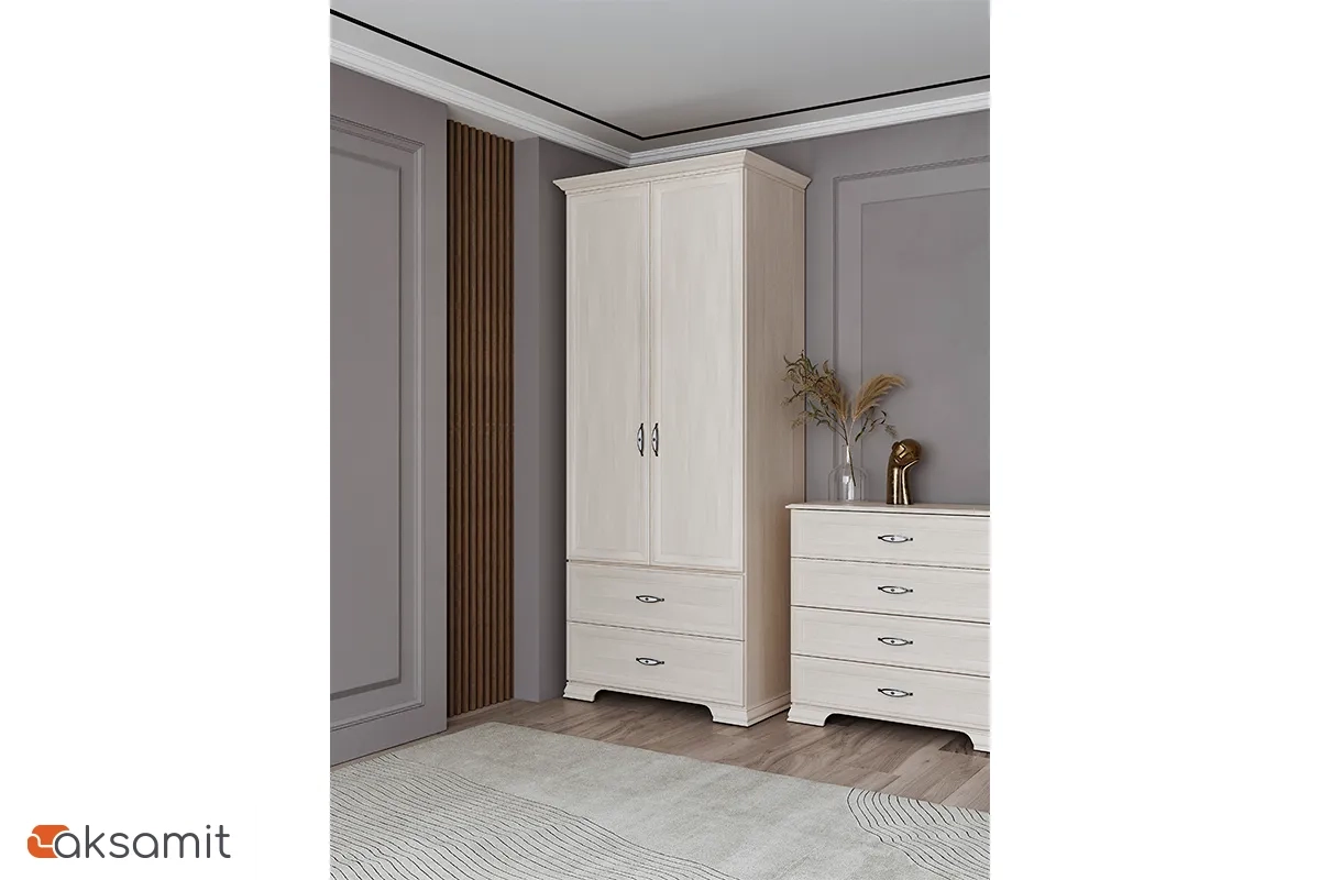 Венеция 17 Шкаф для одежды 2-х дв. с ящиком фото