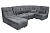 Угловой диван София 2 ДКУ 3Т латы Siesta Грей
