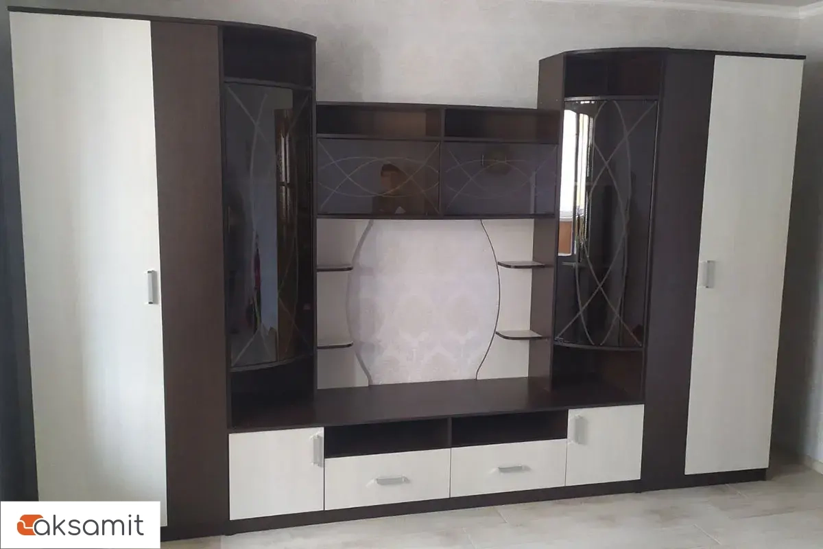 Палермо Гостиная Дуб венге/анкор белый