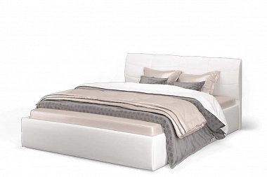 Кровать Ривьера с подъемным механизмом (Vega White) 160х200