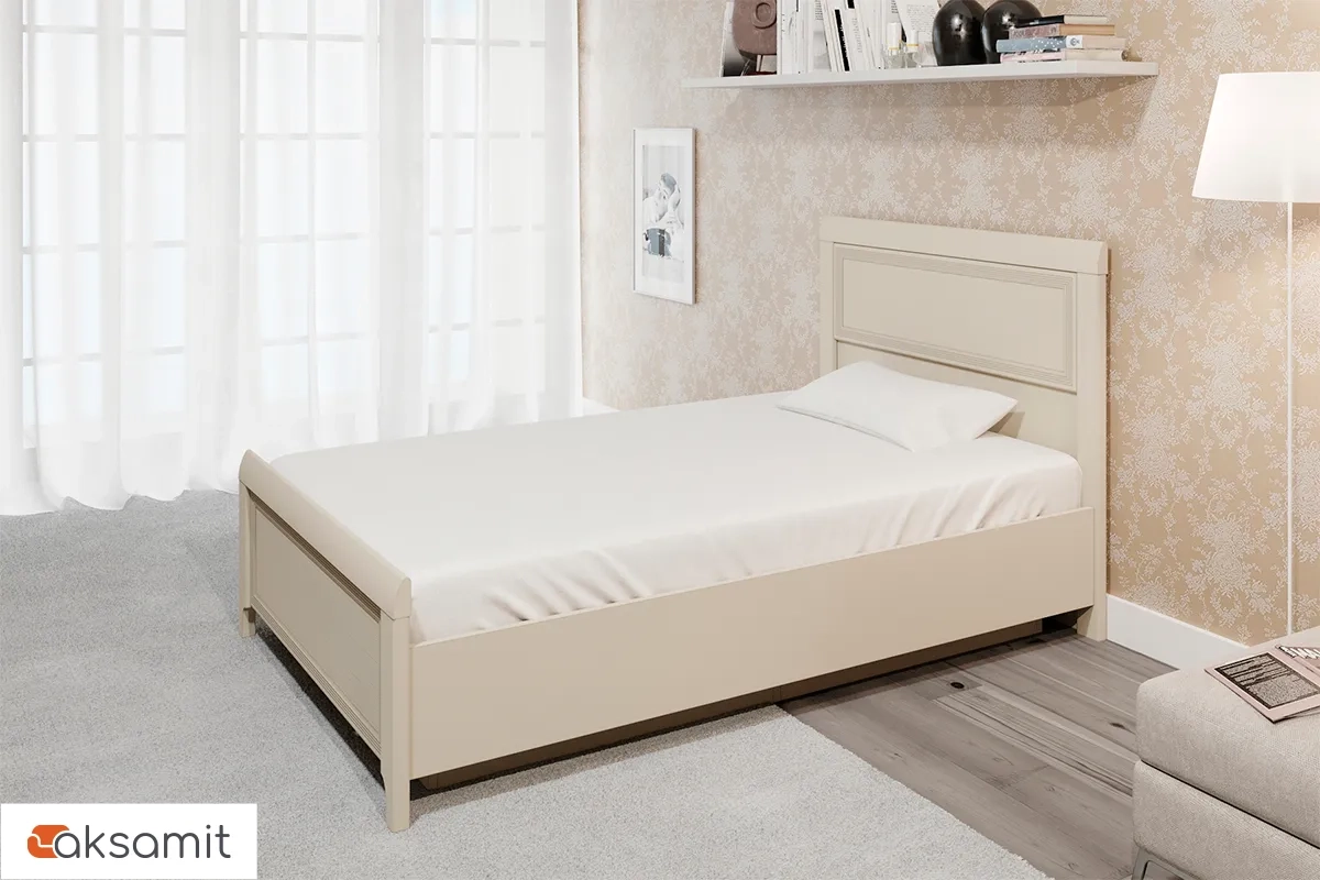 Кровать КР-1022-СК с ПМ 140х200 (Серый Кашемир) Кровать КР-1022-СК с ПМ 140х200 (Серый Кашемир)