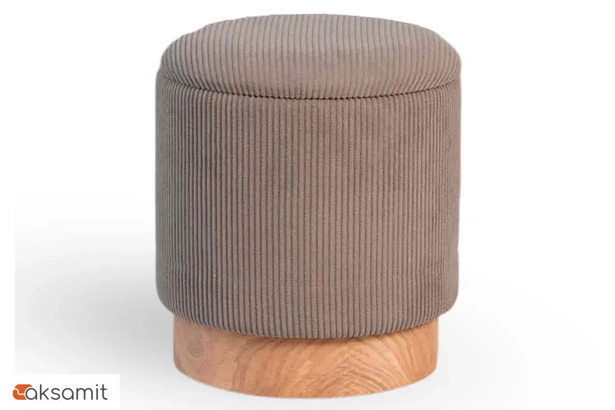 Пуф Марибор Стандарт (Велюр / Коричневый)