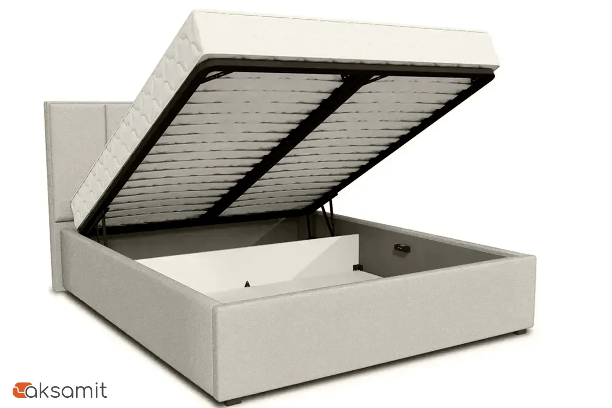 Кровать Монтана-1 с ПМ 160х200 (Luma 02) 2 кат.