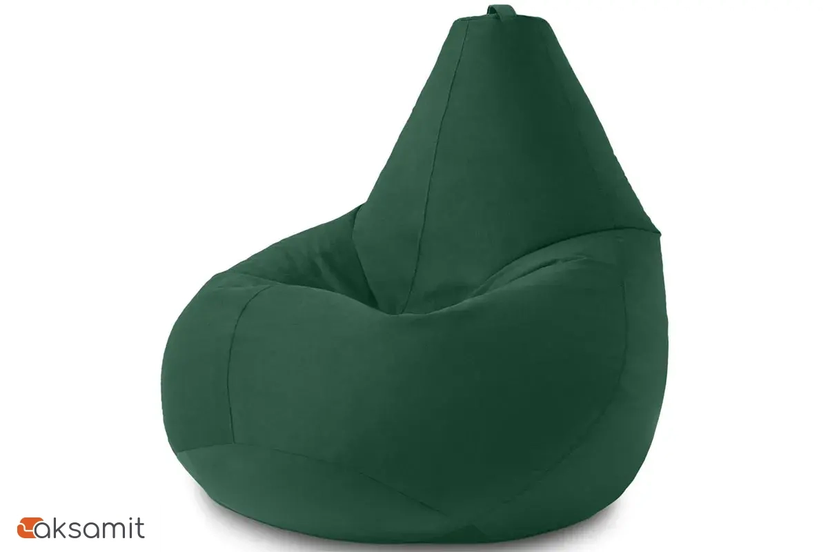 Кресло-мешок Груша Миди 2XL (Велюр / Зеленый)