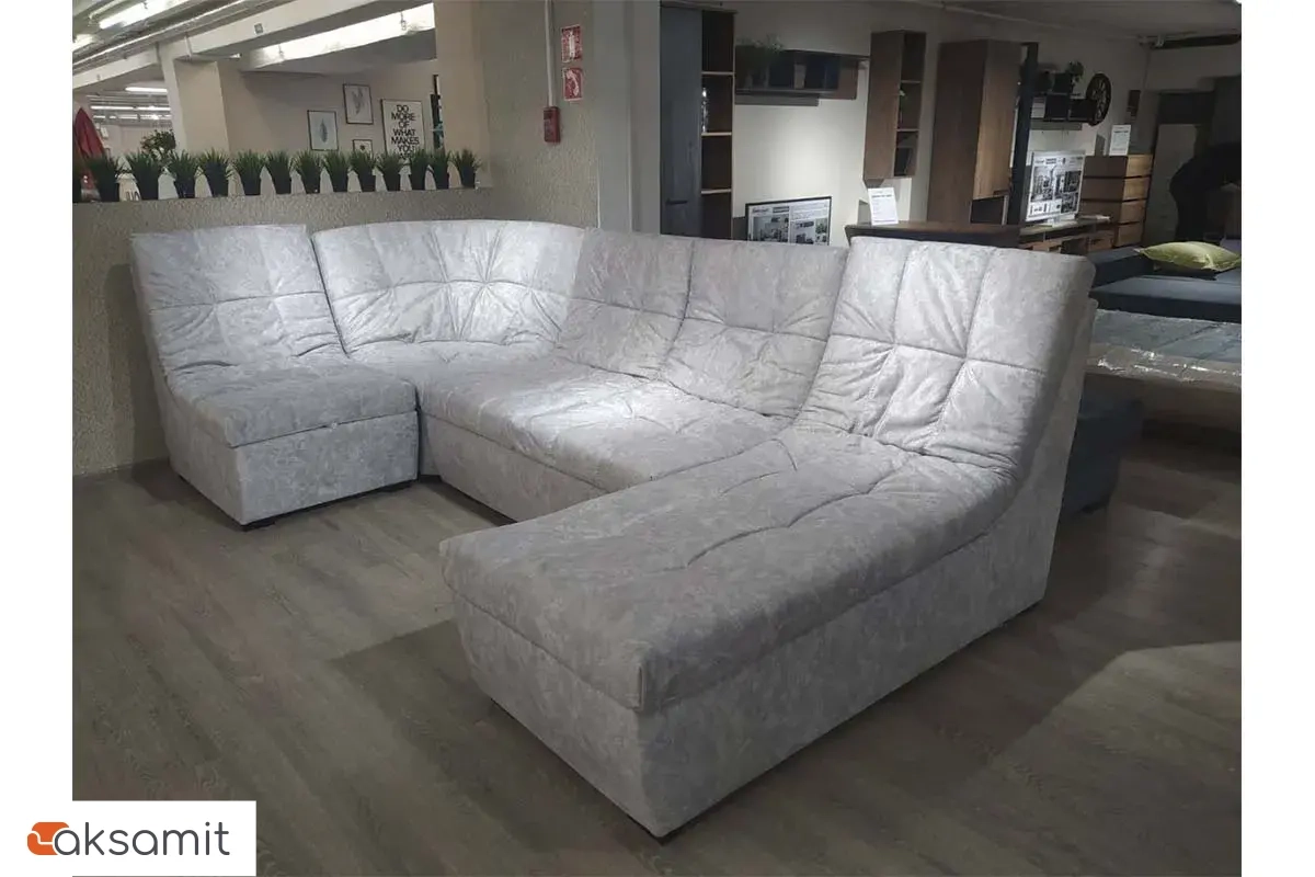 Угловой диван София 2 ДКУ латы Siesta Бриллиант