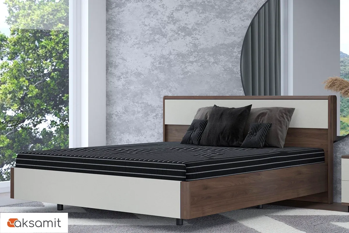 Кровать КР-5004-ГТ-КМ 180х200 (Гикори Джексон Темный/Кашемир Матовый)