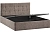 Кровать Джоли Тип 1 с ПМ 160х200 (Микровелюр / Wellmart Latte)