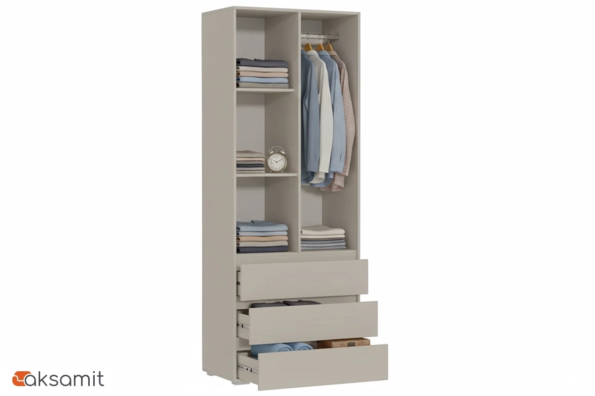 Шкаф 2-створчатый Веста (Бежевый)