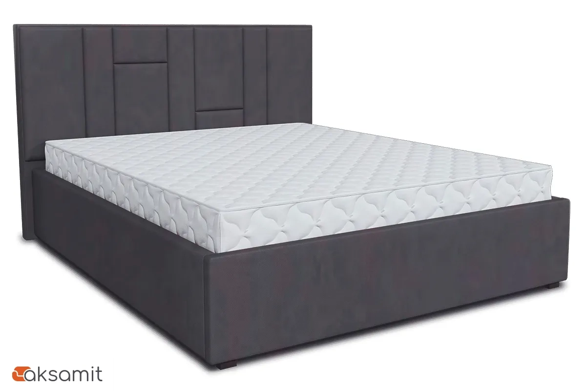 Кровать Монтана-1 с ПМ 160х200 (Lovers-10 стоун) 2 кат.