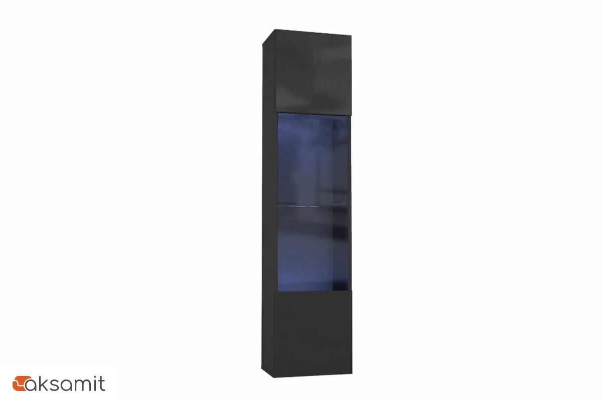 Шкаф навесной Point Тип-42 Чёрный/Чёрный глянец (71774456) Шкаф навесной Point Тип-42 Чёрный/Чёрный глянец (71774456)