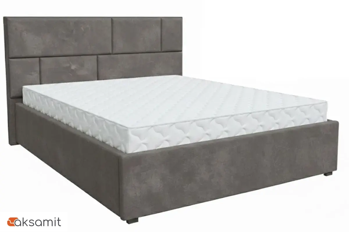 Кровать Невада-1 с ПМ 180х200 (Siesta Grey) 5 кат.