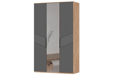 Спальный гарнитур Астория №2 / без кровати (Дуб кастелло медовый / Графит софт) фото