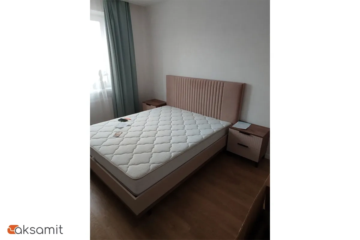 Тумба прикроватная Тоскана (Дуб Табачный/Бисквит)