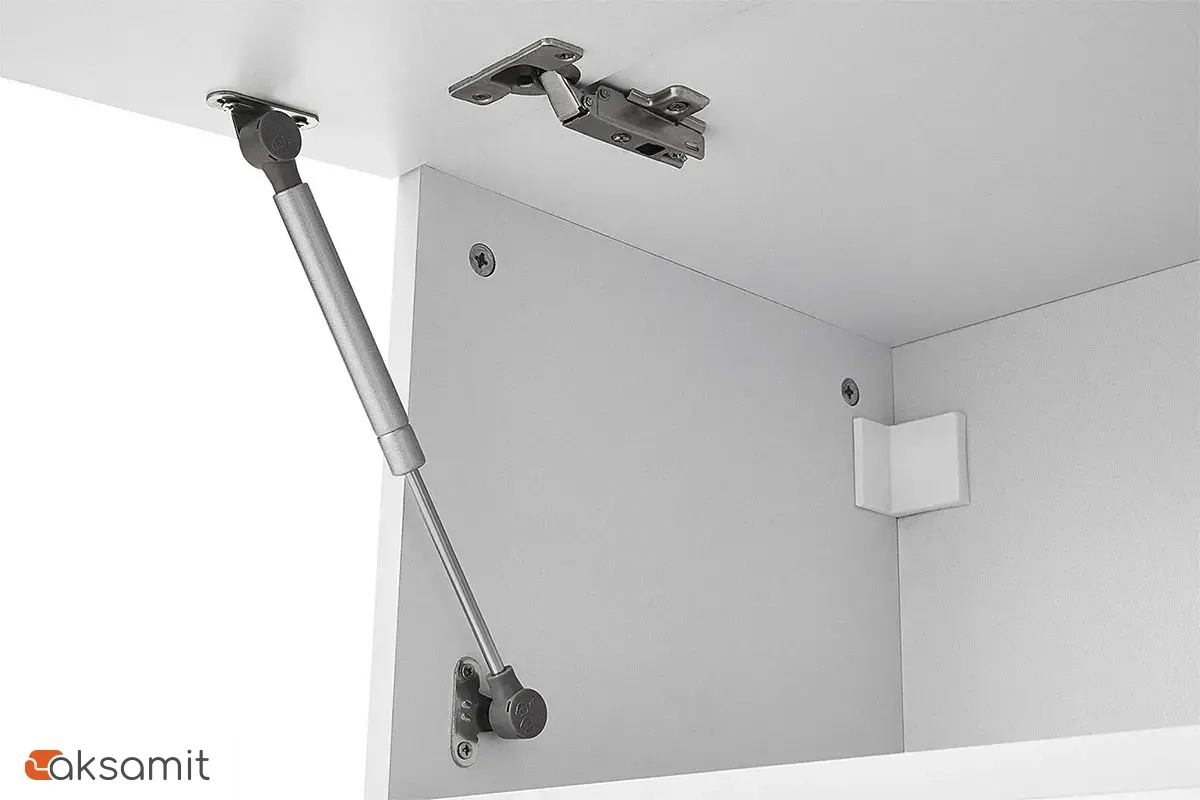 Шкаф навесной Линда 23 с зеркальной кромкой (Белый снег)