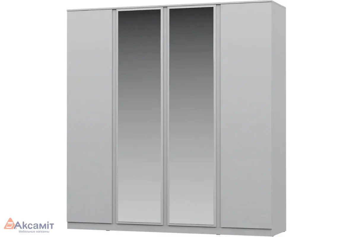 Шкаф Stern 4-х дверный с зеркалом (Белый) 72676507