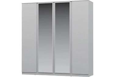Шкаф Stern 4-х дверный с зеркалом (Белый) 72676507